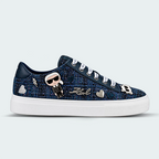 Tenis Karl Lagerfeld Cate Pins Azul Oscuro Mujer