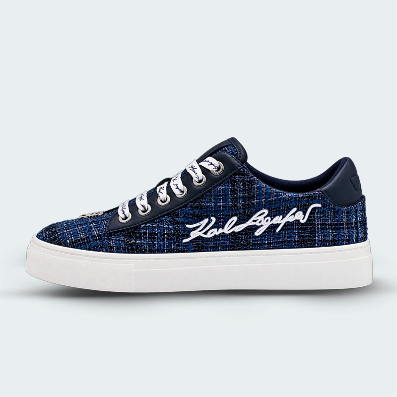 Tenis Karl Lagerfeld Cate Pins Azul Oscuro Mujer