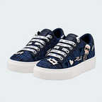 Tenis Karl Lagerfeld Cate Pins Azul Oscuro Mujer