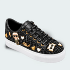 Tenis Karl Lagerfeld Cate Pins Negro Mujer