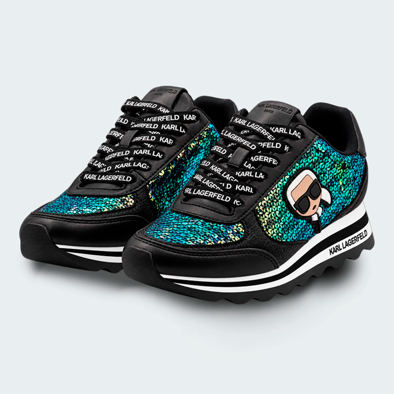 Tenis Karl Lagerfeld Meade Lace Up Mujer