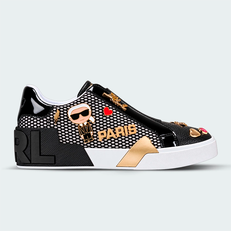 Tenis Karl Lagerfeld Mavise Negro Mujer