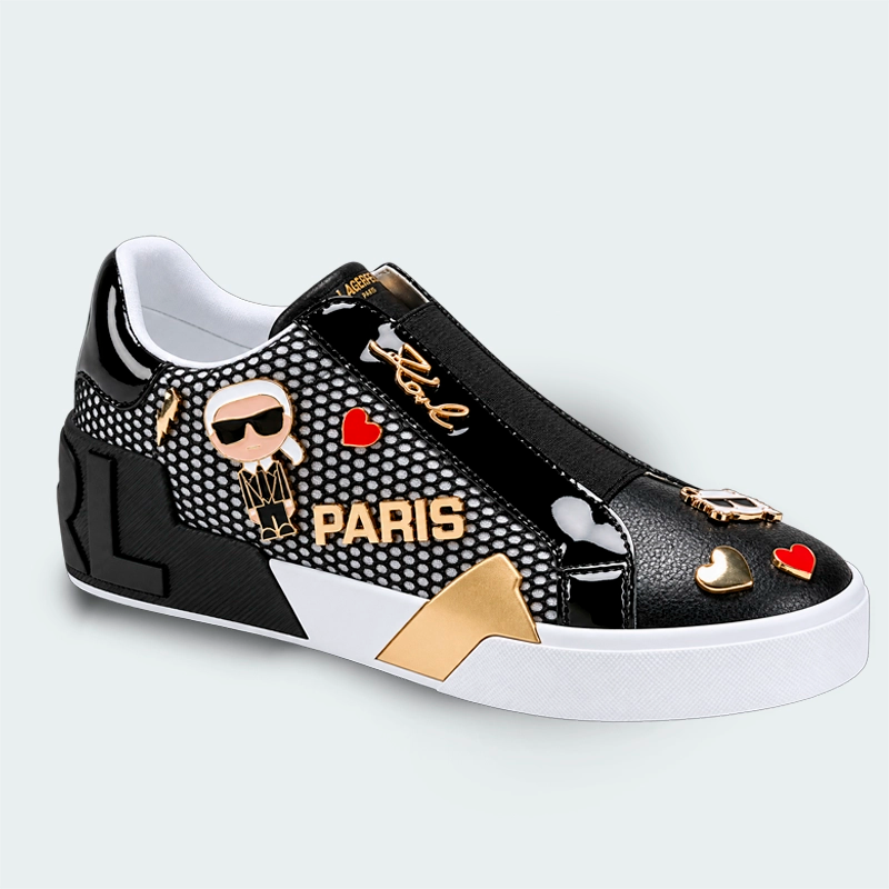 Tenis Karl Lagerfeld Mavise Negro Mujer