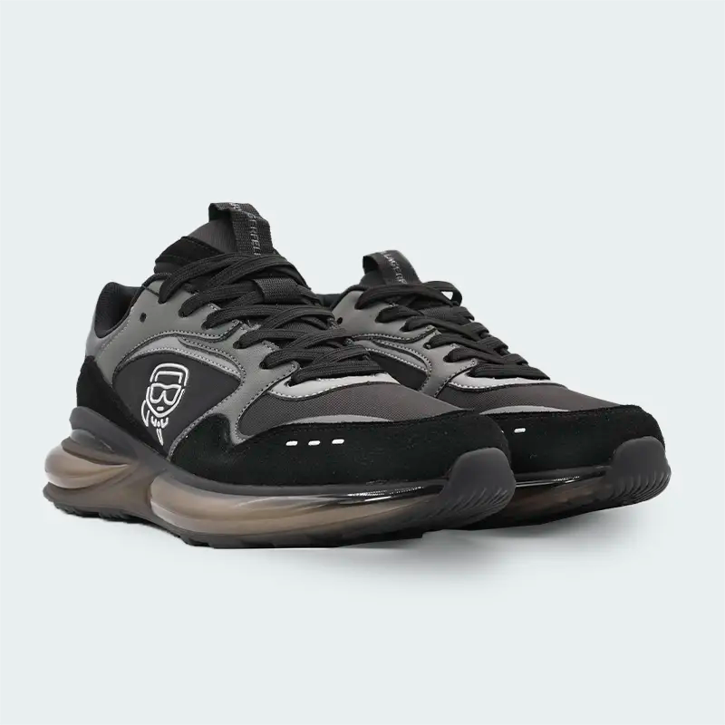 Tenis Karl Lagerfeld Mixed Runner Negro Hombre