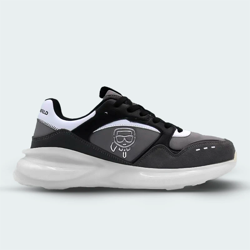 Tenis Karl Lagerfeld Mixed Runner Gris Hombre