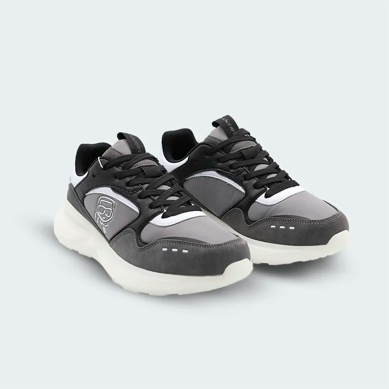 Tenis Karl Lagerfeld Mixed Runner Gris Hombre