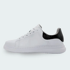 Tenis Karl Lagerfeld Leather Croco Negro Hombre