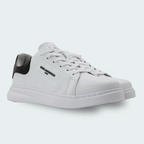 Tenis Karl Lagerfeld Leather Croco Negro Hombre