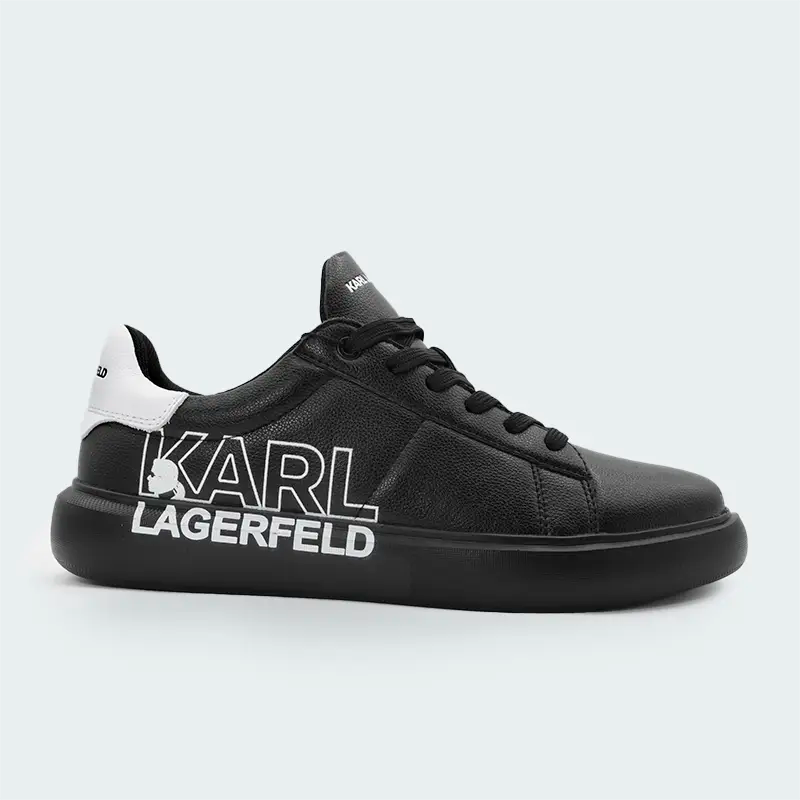 Tenis Karl Lagerfeld Court Minimal Negro Hombre