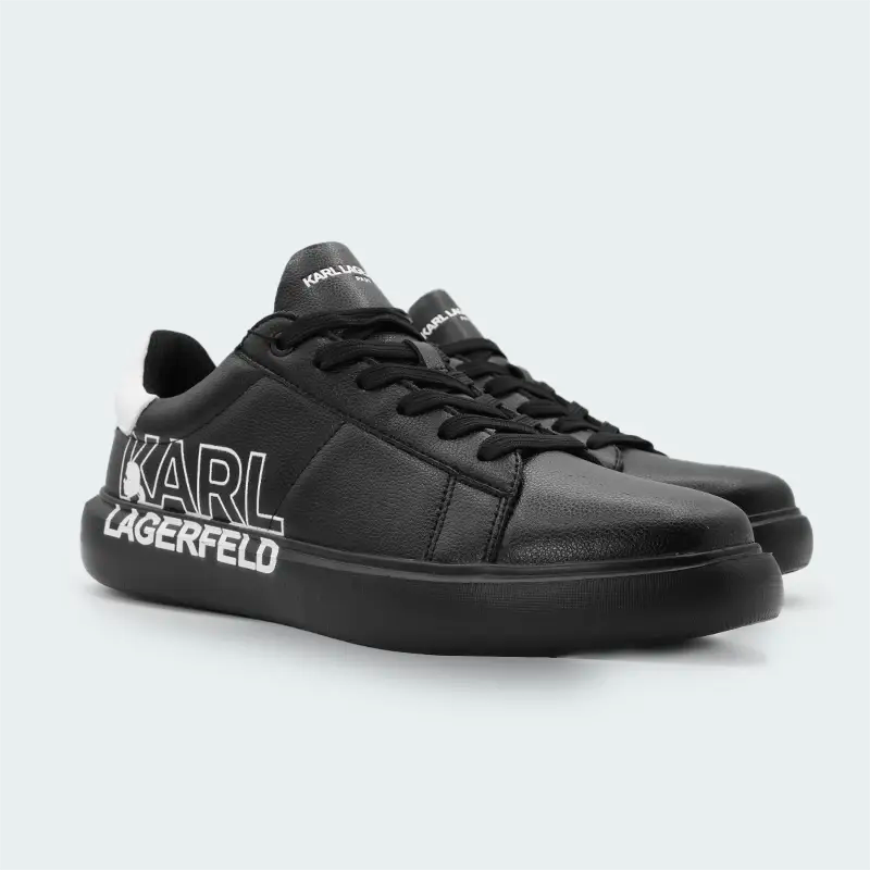 Tenis Karl Lagerfeld Court Minimal Negro Hombre