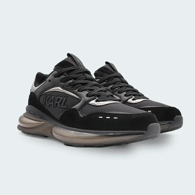 Tenis Karl Lagerfeld Mixed Runner Negro Hombre