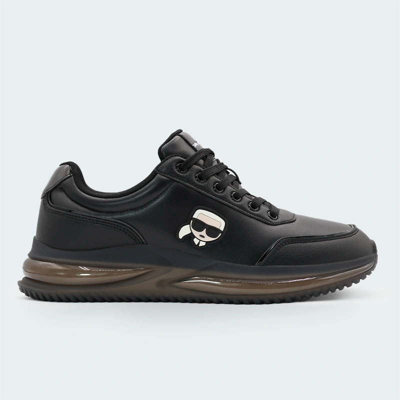 Tenis Karl Lagerfeld Niels Side Patch Negro Hombre