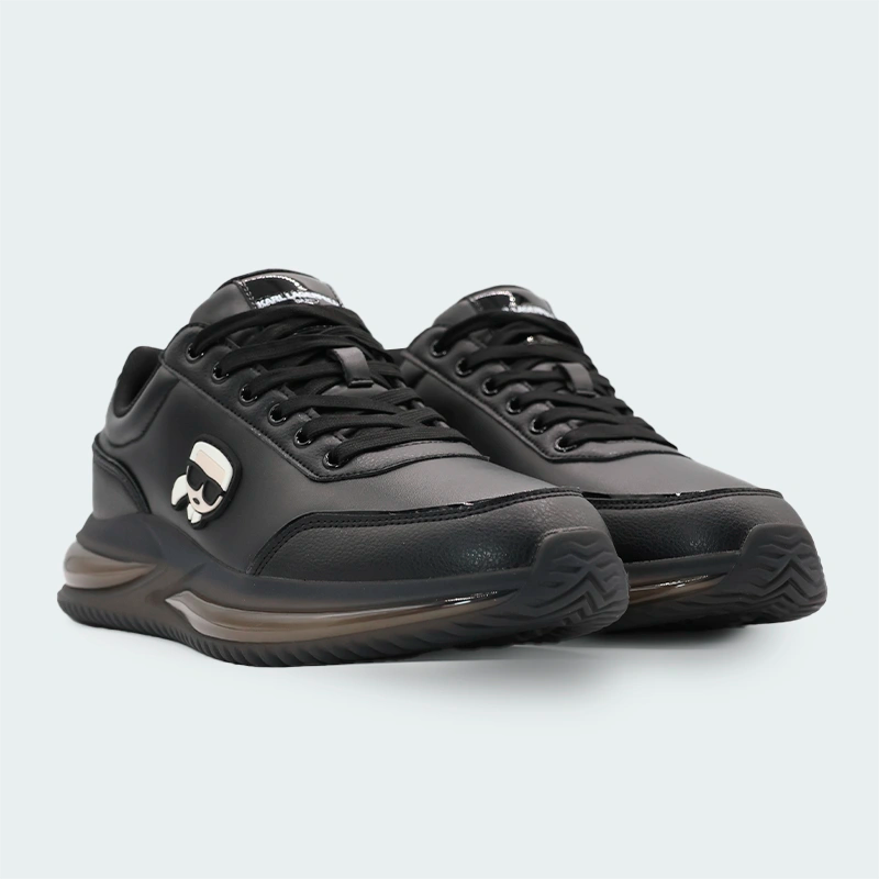 Tenis Karl Lagerfeld Niels Side Patch Negro Hombre