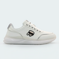 Tenis Karl Lagerfeld Niels Side Patch Blanco Hombre