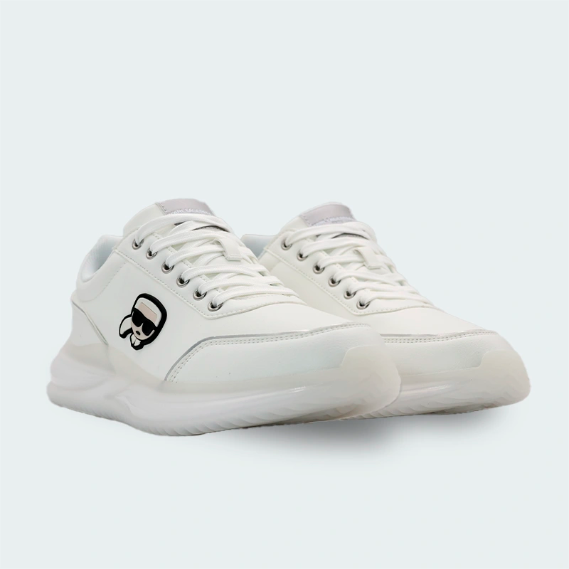 Tenis Karl Lagerfeld Niels Side Patch Blanco Hombre