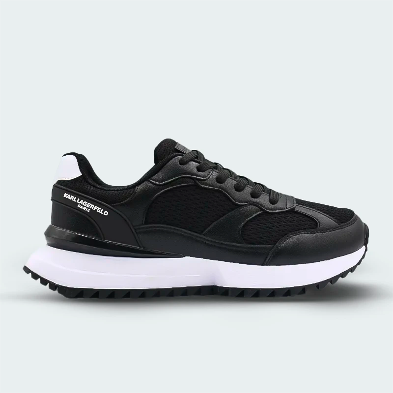 Tenis Karl Lagerfeld Mixed Media Runner Negro Hombre