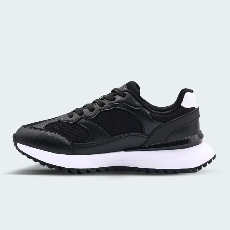 Tenis Karl Lagerfeld Mixed Media Runner Negro Hombre