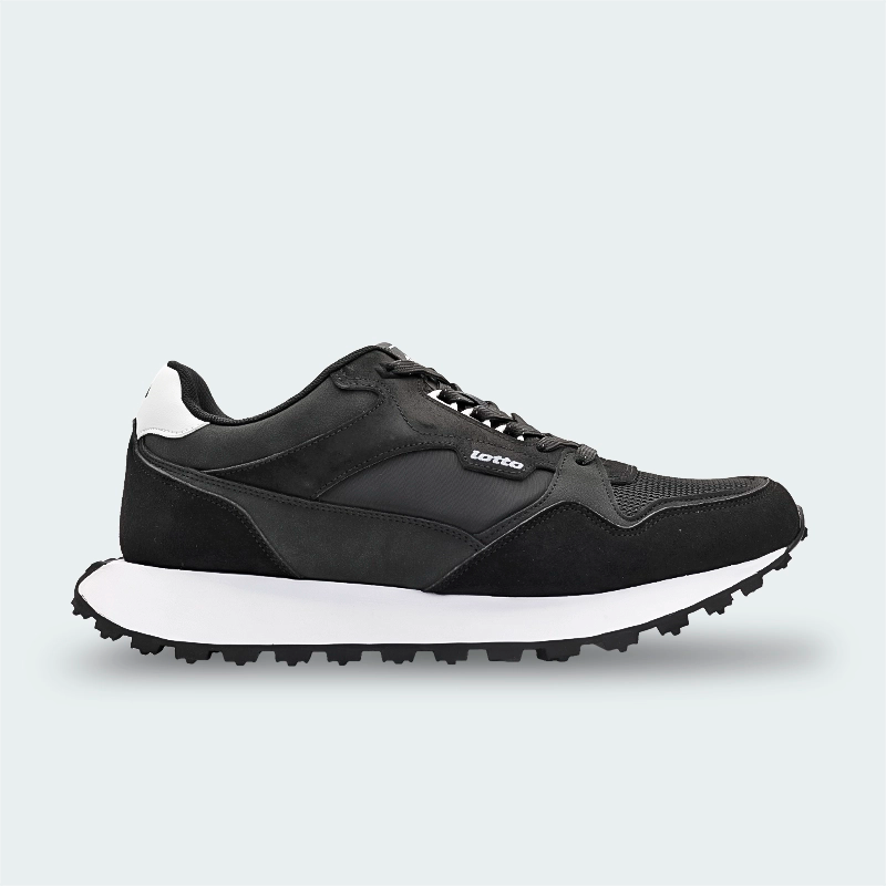 Tenis Lotto Justin Black Hombre