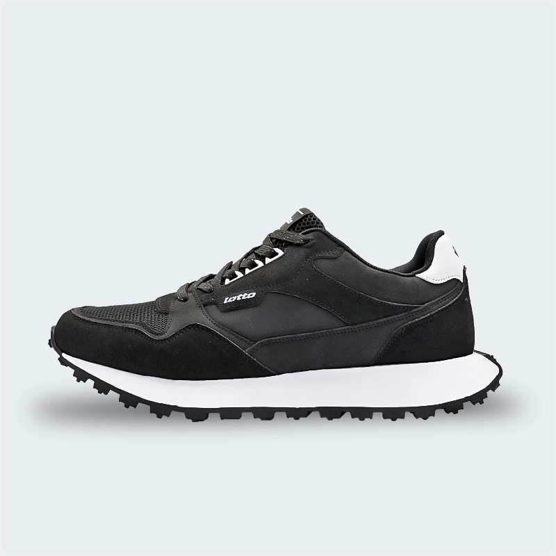 Tenis Lotto Justin Black Hombre