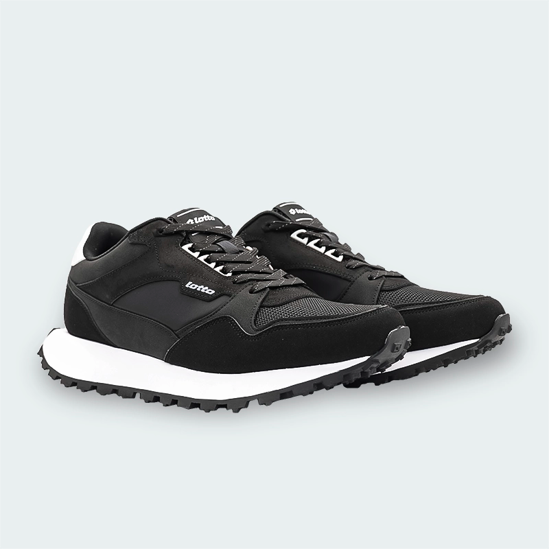 Tenis Lotto Justin Black Hombre