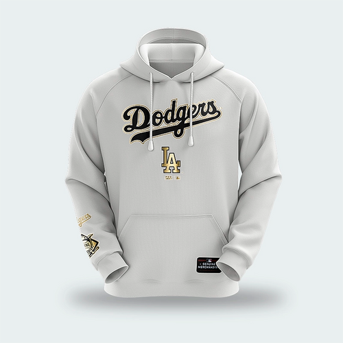 Buzo MLB LA Dodgers White Hombre