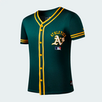 Camiseta MLB Oakland Athletics Verde Hombre