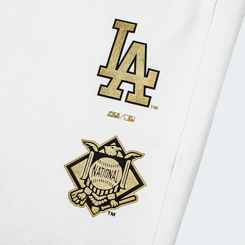 Sudadera MLB LA Dodgers White-Gold Hombre