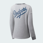 Buzo Los Angeles Dodgers Gris Mujer