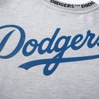 Buzo Los Angeles Dodgers Gris Mujer