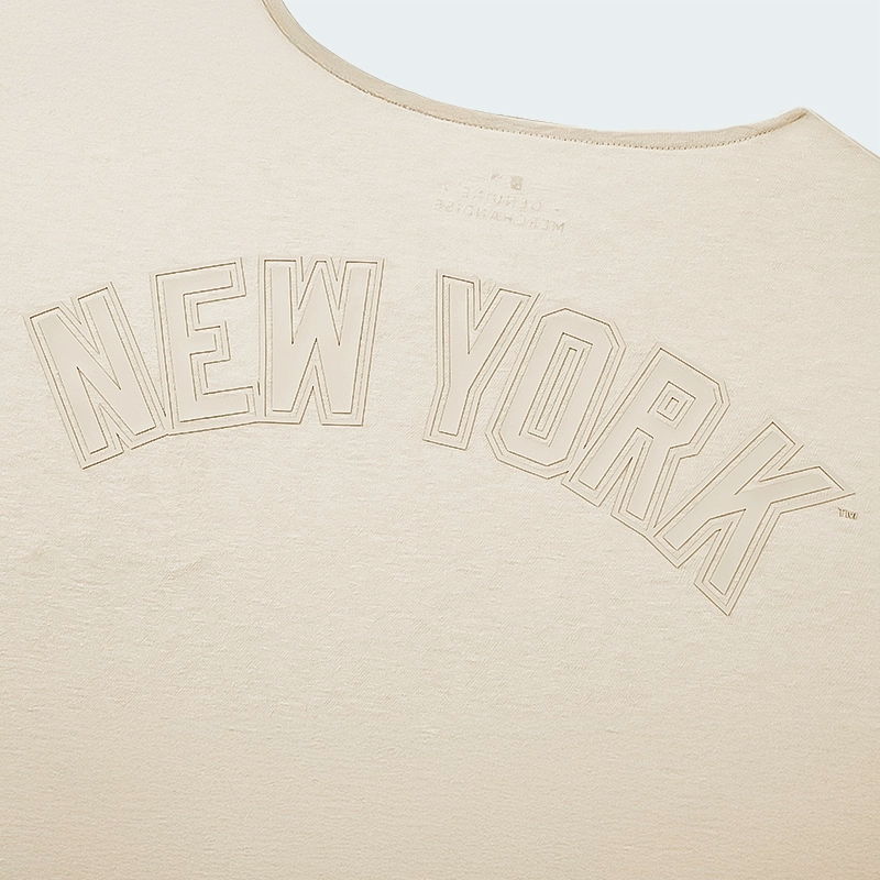 Pantaloneta MLB NY Beige Hombre