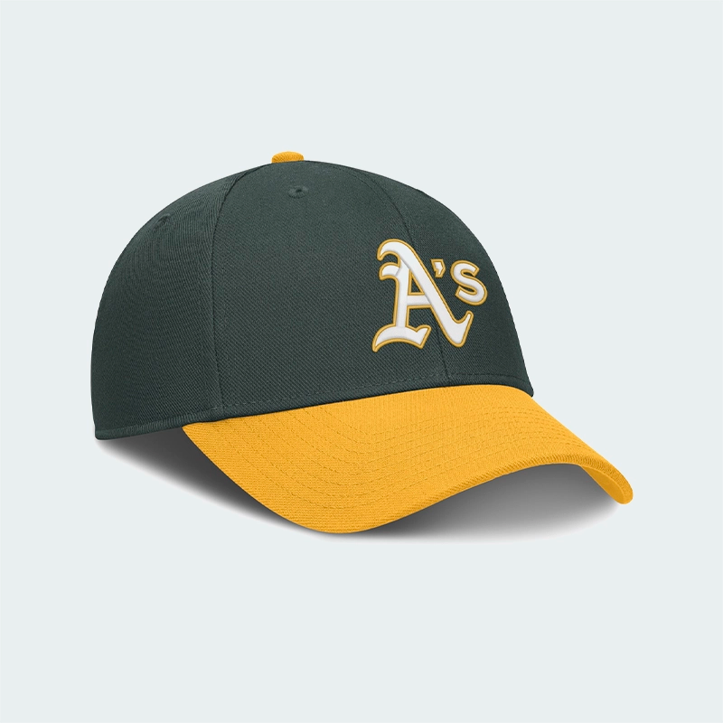 Gorra Nike MLB Oakland Athletics Verde Amarillo Unisex