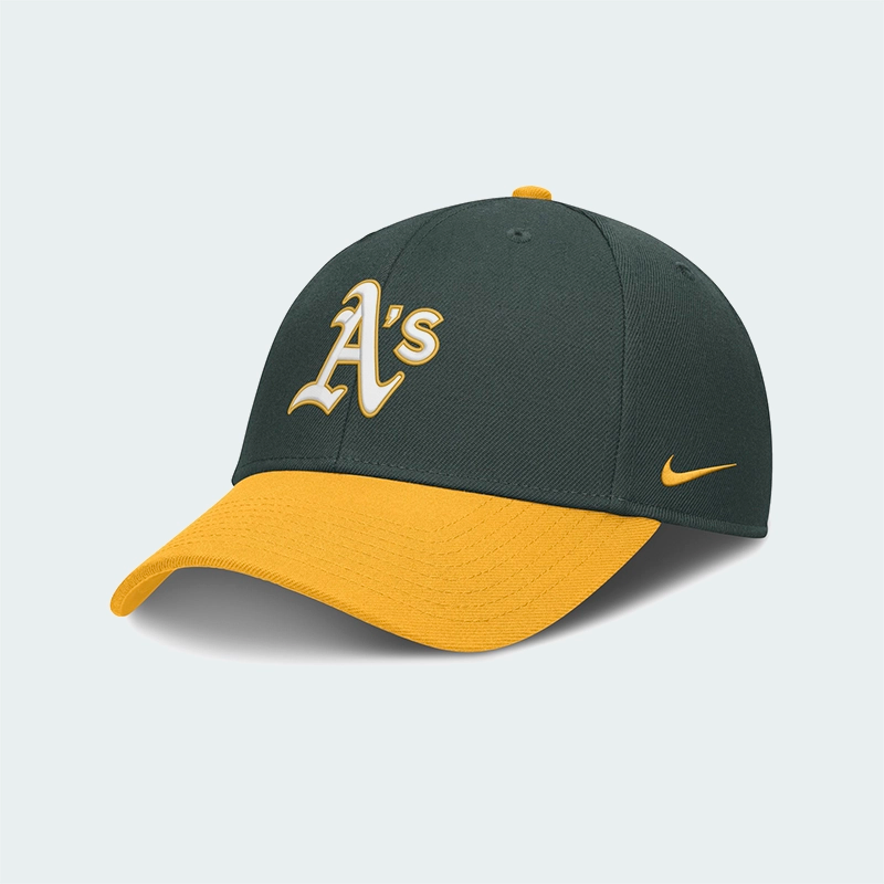 Gorra Nike MLB Oakland Athletics Verde Amarillo Unisex