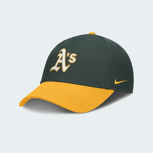 Gorra Nike MLB Oakland Athletics Verde Amarillo Unisex