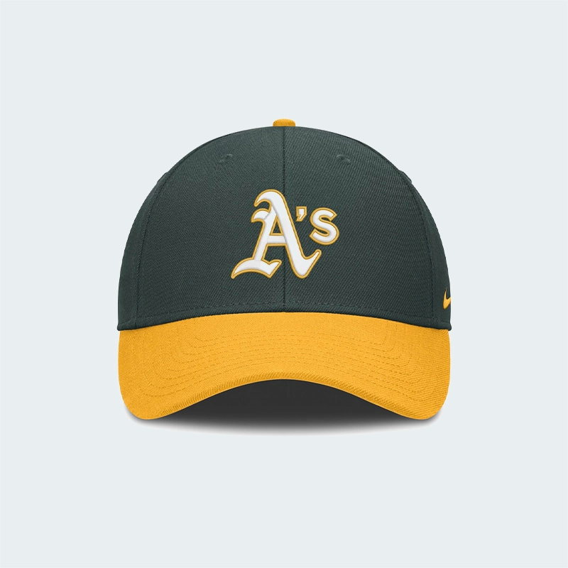 Gorra Nike MLB Oakland Athletics Verde Amarillo Unisex