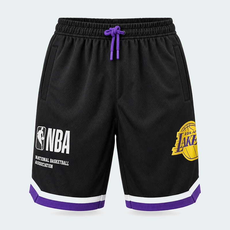 Pantaloneta NBA Los Angeles Lakers Negro Junior