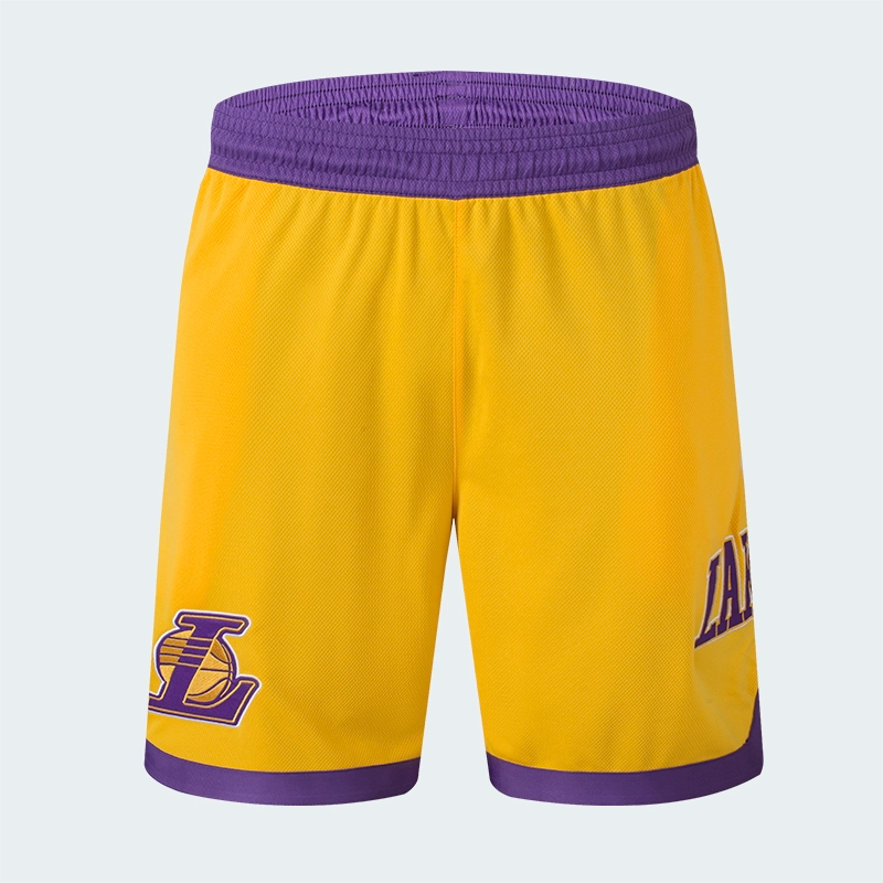 Pantaloneta NBA Los Angeles Lakers Amarillo Hombre