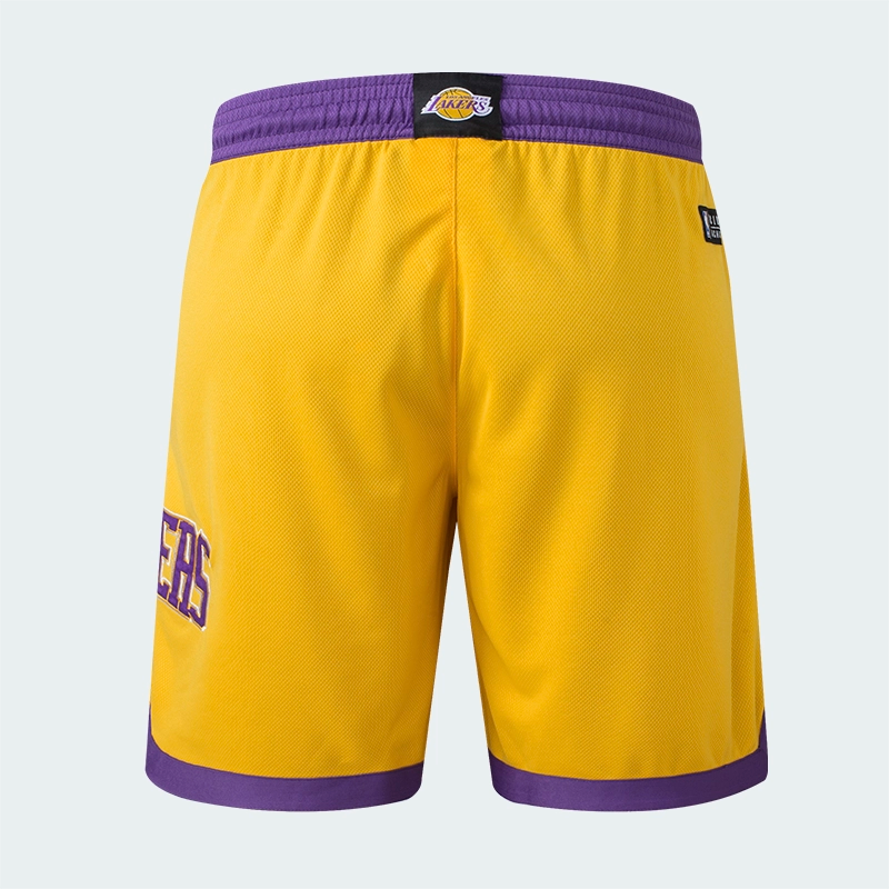 Pantaloneta NBA Los Angeles Lakers Amarillo Hombre