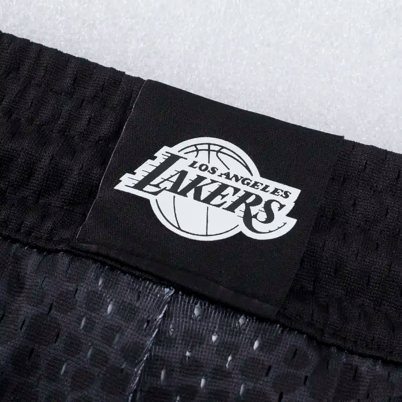 Pantaloneta NBA Lakers Negro Hombre