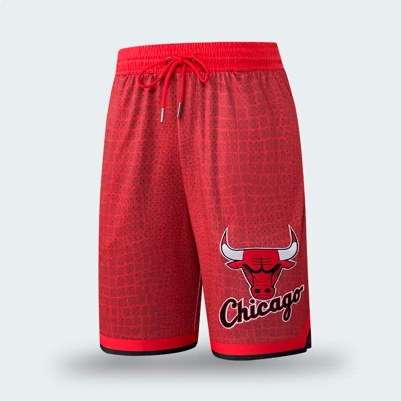 Pantaloneta Chicago Bulls Rojo Hombre