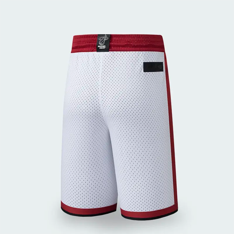 Pantaloneta NBA Miami Heat Blanca Hombre