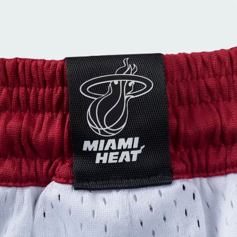 Pantaloneta NBA Miami Heat Blanca Hombre