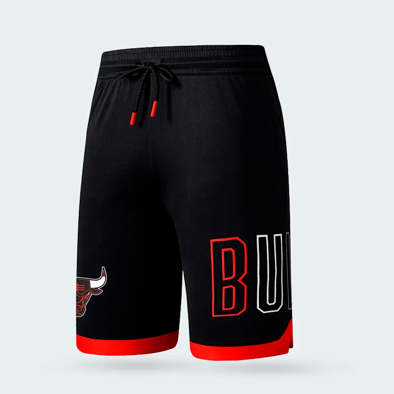 Pantaloneta NBA Chicago Bulls Negra Hombre