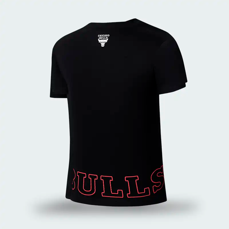 Camiseta NBA Chicago Bulls Negra Hombre