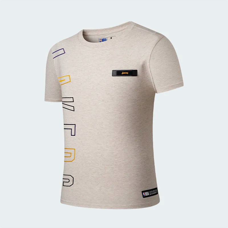 Camiseta NBA Lakers Gris Hombre