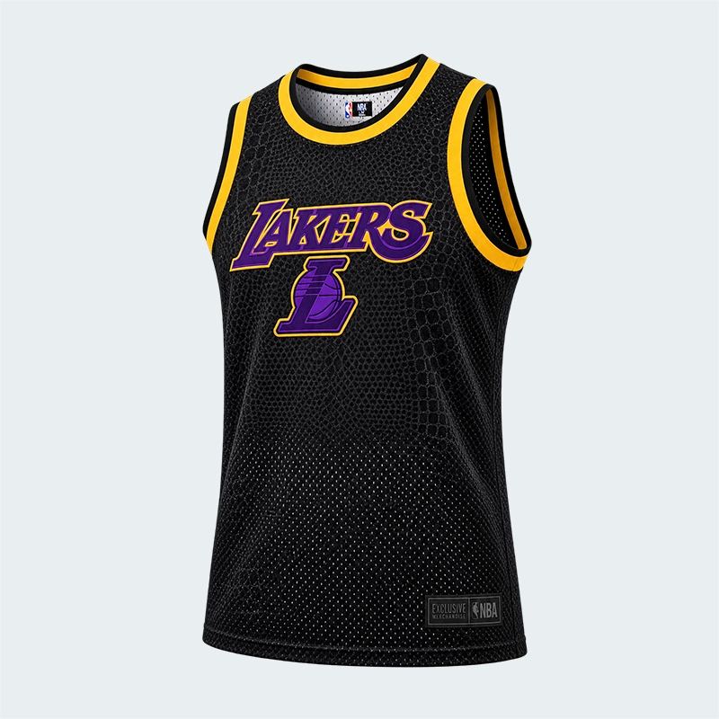 Camisilla NBA Los Angeles Lakers Negro Hombre