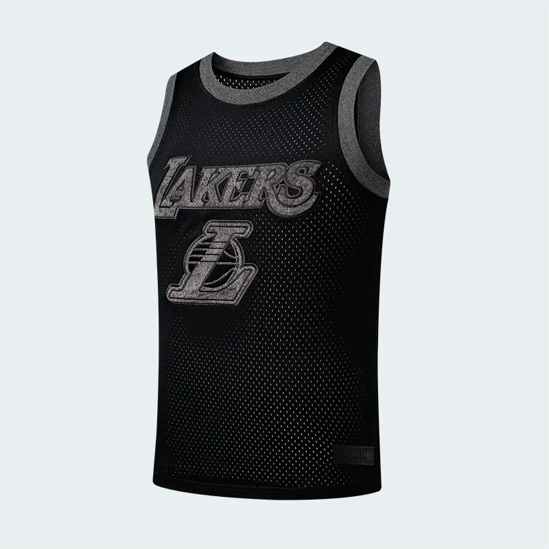 Camisilla NBA Los Angeles Lakers Negra Hombre
