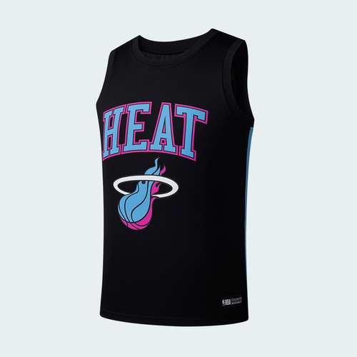 Camisilla NBA Miami Heat Negro Hombre