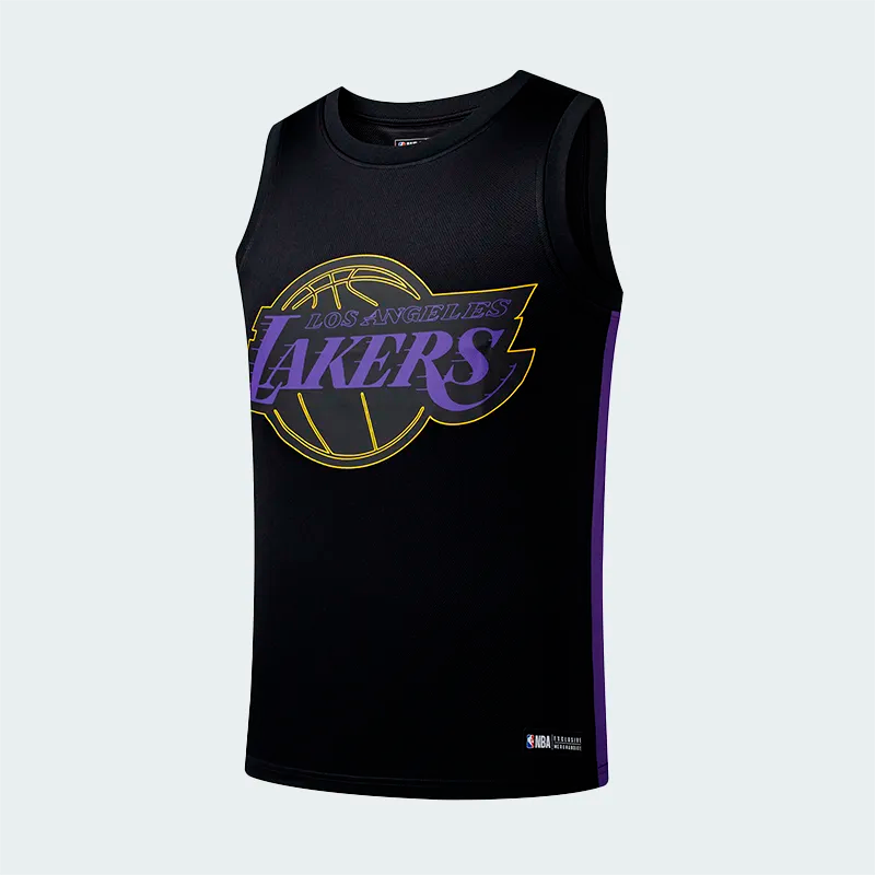 Camisilla NBA Los Angeles Lakers Negro Hombre