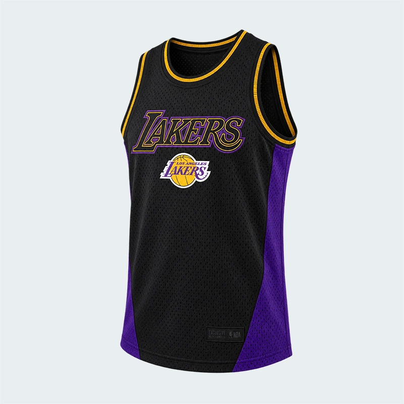 Camisilla NBA Los Angeles Lakers Negro Hombre