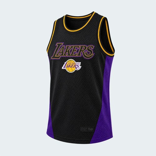 Camisilla NBA Los Angeles Lakers Negro Hombre